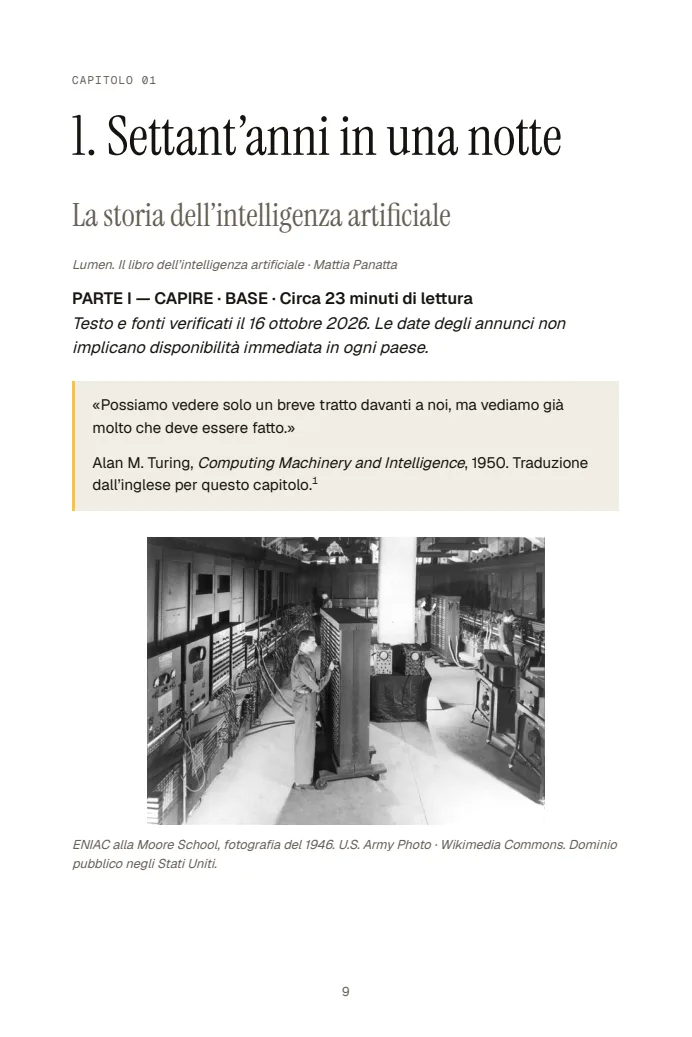 L'apertura del capitolo 1